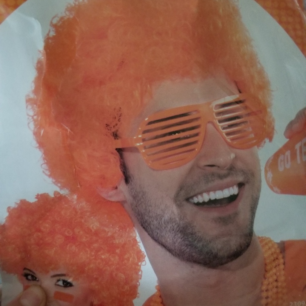 Orange wig